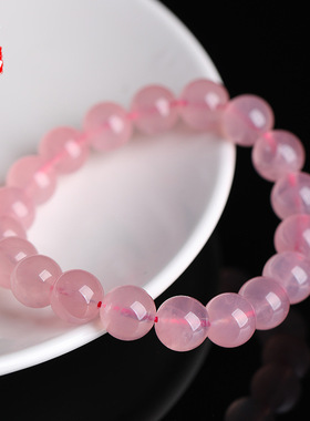 蓓蓓福  天然马粉粉晶手链 星光粉水晶 紫马粉 粉水晶手串批发