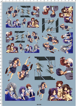 Car model CLAANNAD Town family (Pain Car Sticker) Universal Signs Special Water Sticker (90195)