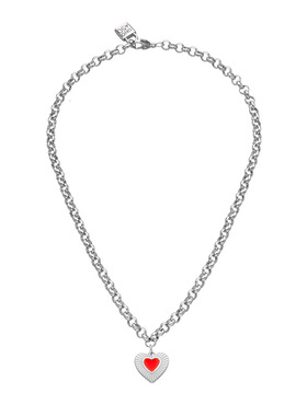 U50手链套装B0链条欧美简约镂空桃心抹油锁头刻字女项链跨境爆款