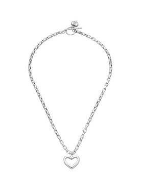 热销火爆U50手链欧美跨境镂空桃心刻字锁头桃心男女款不锈钢项链