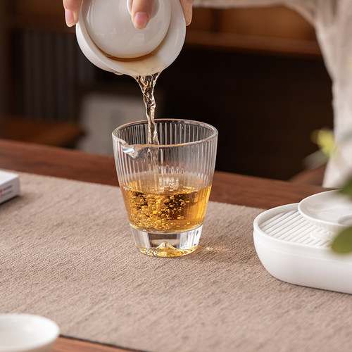 简约旅行茶具套装陶瓷盖碗茶杯便携式手提包商务礼品可定制LOGO - 图2