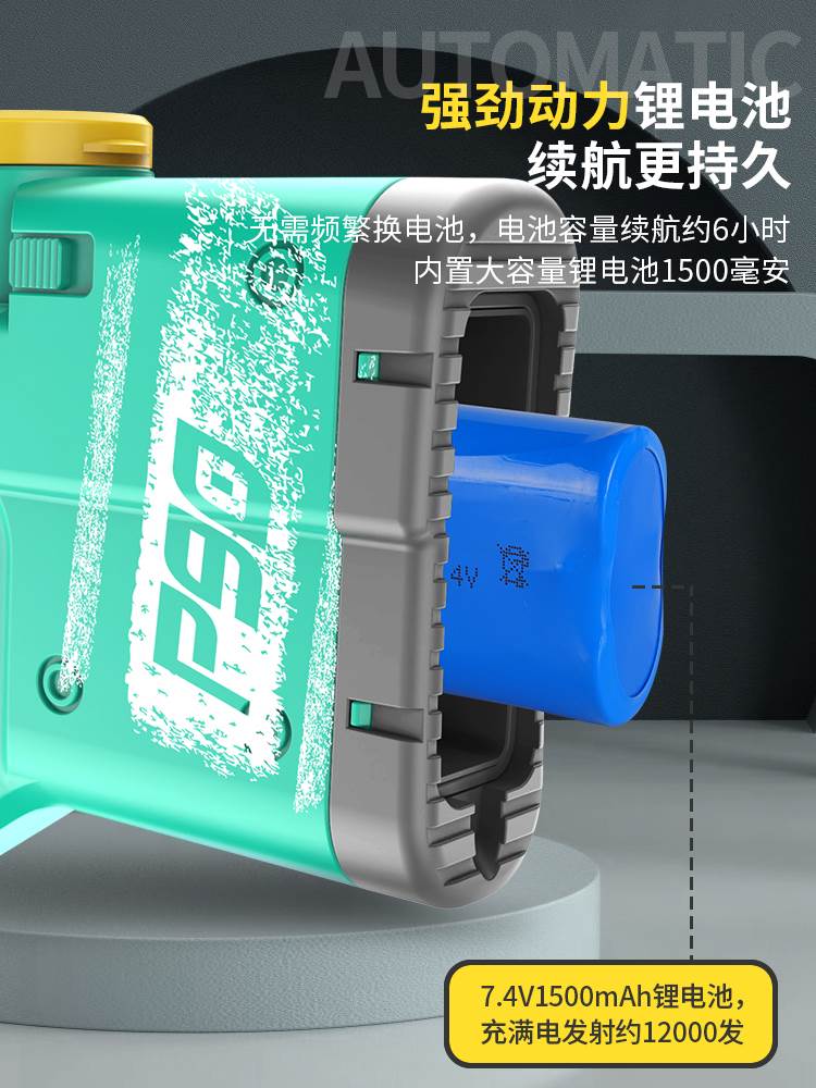 P90电动水枪儿童呲水枪高压强大容量自动吸水打水仗喷水男孩玩具 - 图2