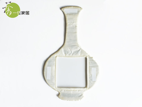 现代中式布艺开关套刺绣开关贴插座套壁火套（平安富贵）青花款 - 图2