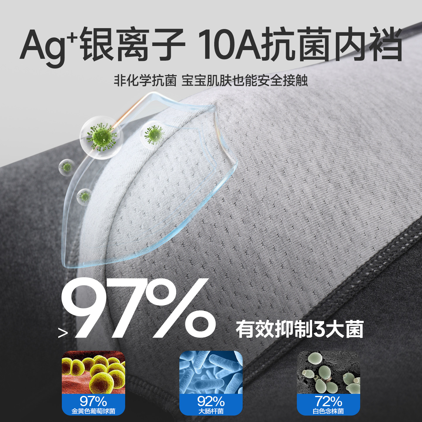 七匹狼男士内裤新款纯棉裤衩男式四角短裤大码男款透气抗菌平角裤,淘宝优惠券,粉丝福利购,淘宝优惠卷