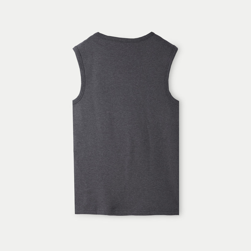 HLA/海澜之家加绒加厚内衣背心男U领打底纯色无袖保暖柔软汗衫男,淘宝优惠券,粉丝福利购,淘宝优惠卷