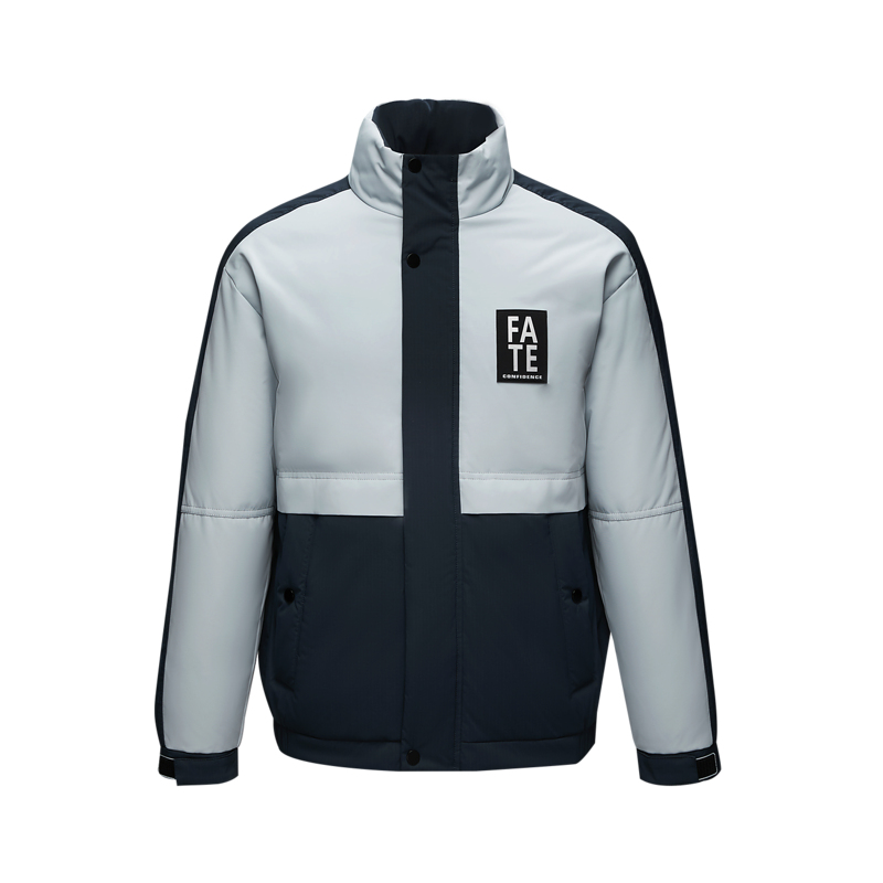 【反季清仓】HLA/海澜之家2024撞色拼接羽绒服男立领鸭绒保暖外套_海澜之家官方店_男装-第3张图片-提都小院
