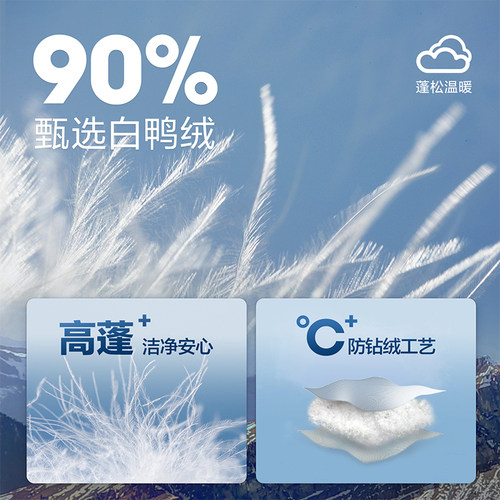 HLA/海澜之家舒适保暖羽绒服马甲秋冬蓬松鸭绒立领拉链门襟背心男 - 图1