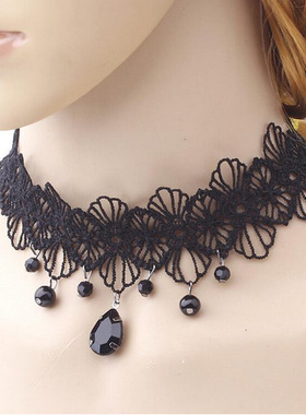 日韩时尚气质蕾丝项链颈饰