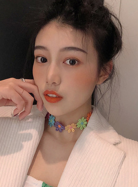 choker土酷风少女心超仙锁骨链