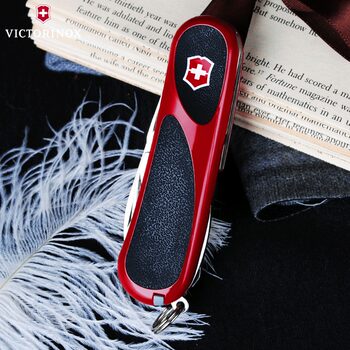 ດັ້ງເດີມ Victorinox Swiss Army Knife 85MM Delemon series new generation anti-slip 2.4803.C ມີດ multi-function