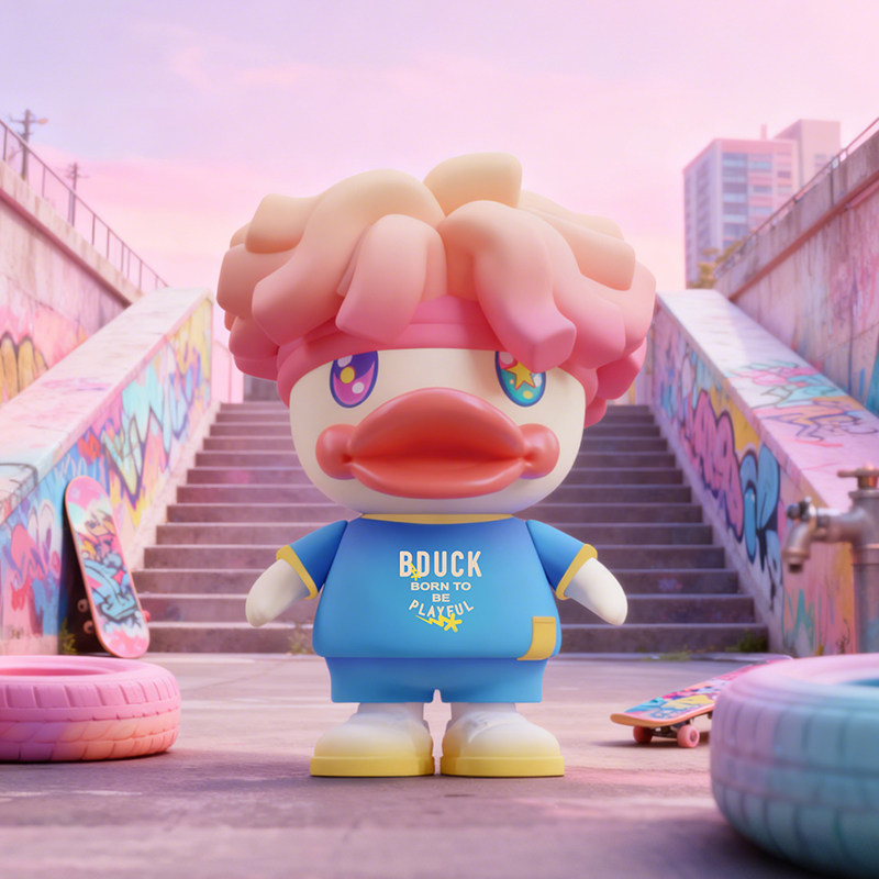 B.Duck小黄鸭YOUR SIDE系列 8CM吊卡(Peace&love)款 限定吊卡,淘宝优惠券,粉丝福利购,淘宝优惠卷