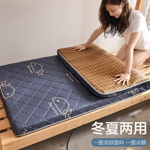 乳胶凉席床垫软垫学生宿舍单人褥子榻榻米海绵垫子地铺租房专用 - 图1