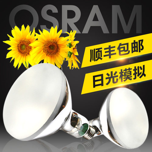 欧司朗300W耐黄变老化测试模拟太阳光灯泡 230V300W紫外线灯泡E27 - 图0