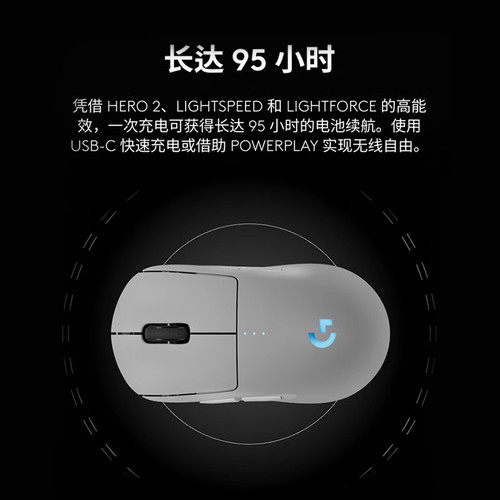 logi无线游戏鼠标gpw4代四朱雀鹰眼狗屁王GPROX2充电电竟外设 - 图1