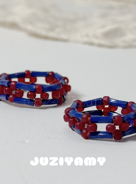 显白一绝橘子yamy原创串珠戒指