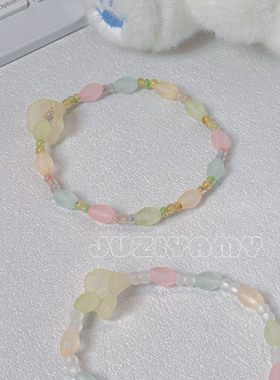 【初露】马蹄莲琉璃梦幻闺蜜手链