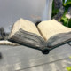 Simulated PU hand-feel ancient book creative book shape hanging simulated flower art and green plants landscape window decoration props