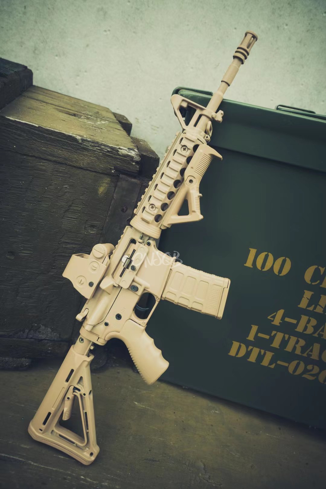 1:3全金属可拆卸 SIG MCX RATTLER枪模不可击发合金拼装 - 图0