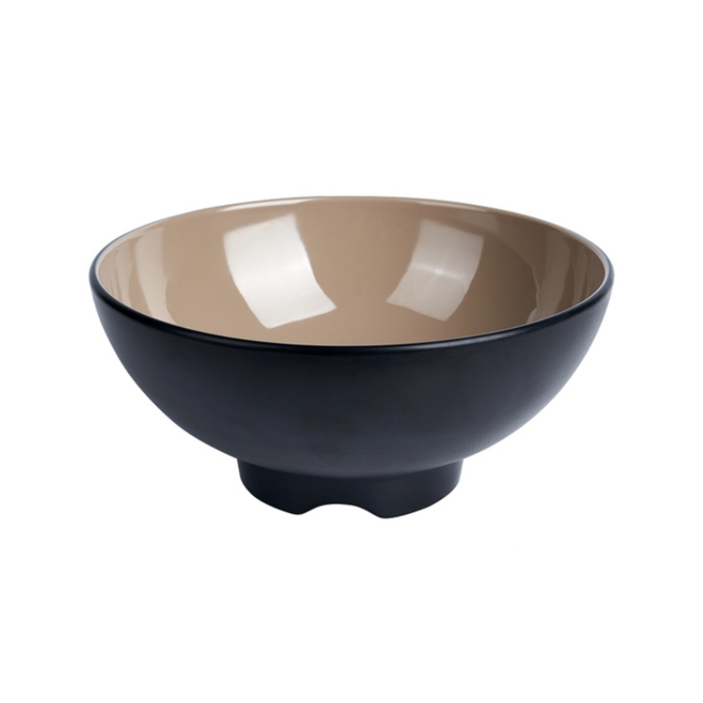 密胺仿瓷碗商用宽口浅碗米线面碗复古日式斗笠拉面大碗汤粉碗创意