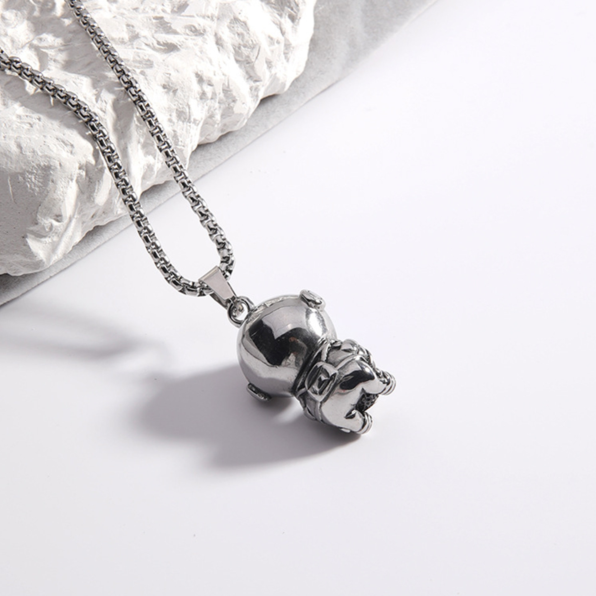 官方正品摘星揽月太空人男潮毛衣链 gudud古登项链