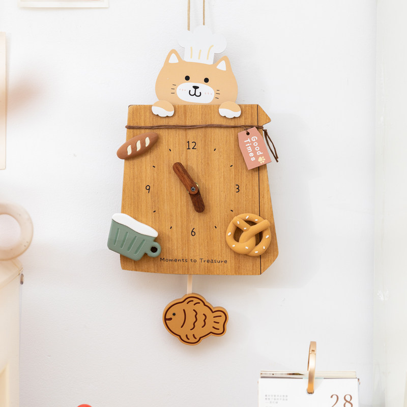 阿楹 高级感餐厅静音稀奇古怪时钟表挂墙客厅可爱创意儿童房卧室,淘宝优惠券,粉丝福利购,淘宝优惠卷