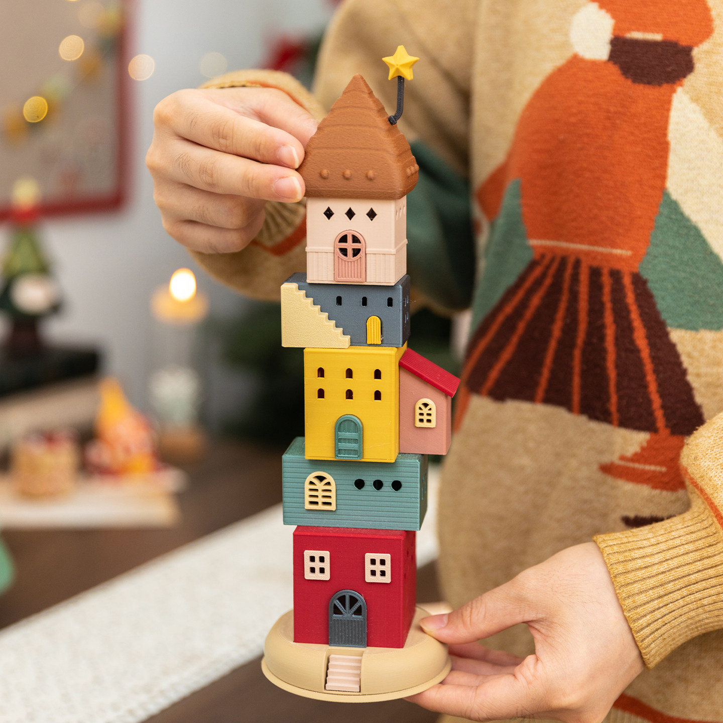 阿楹 手办微景观可爱复古多巴胺摆件卧室床头柜氛围夜灯新年礼物,淘宝优惠券,粉丝福利购,淘宝优惠卷