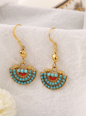 新款项链波西米亚民族风套链流苏夸张项饰 饰品