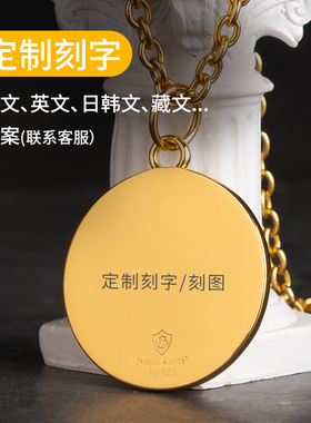 美杜莎925银男女镶嵌吊坠项链