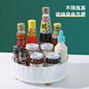 Rotating spice storage rack for kitchen use