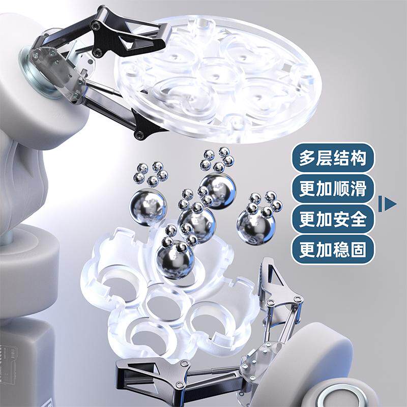 万向轮家具承重移动神器刹车茶几底座粘贴式免打孔脚滑轮钢珠滚轮