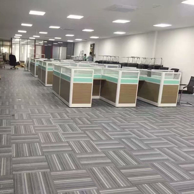 棋牌室麻将馆台球厅写字楼通道LVT地板厂家直销地毯纹PVC石塑地板,淘宝优惠券,粉丝福利购,淘宝优惠卷