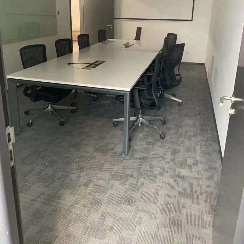 棋牌室麻将馆台球厅写字楼通道LVT地板厂家直销地毯纹PVC石塑地板,淘宝优惠券,粉丝福利购,淘宝优惠卷