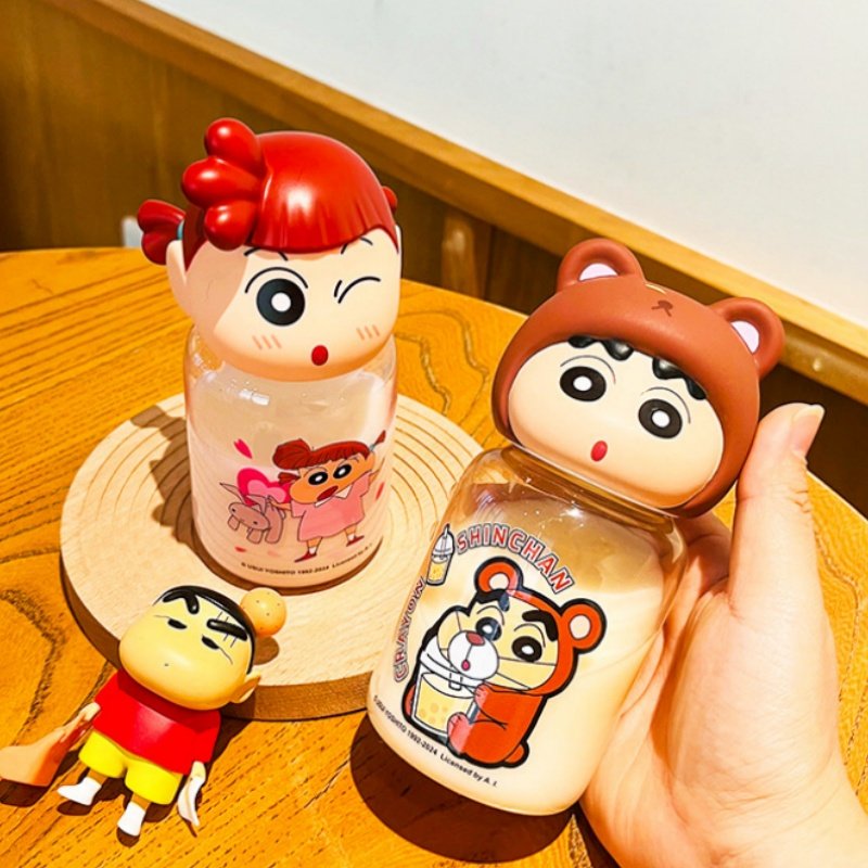蜡笔小新公仔水杯新款儿童学生高颜值可爱超萌便携卡通杯子塑料杯,淘宝优惠券,粉丝福利购,淘宝优惠卷