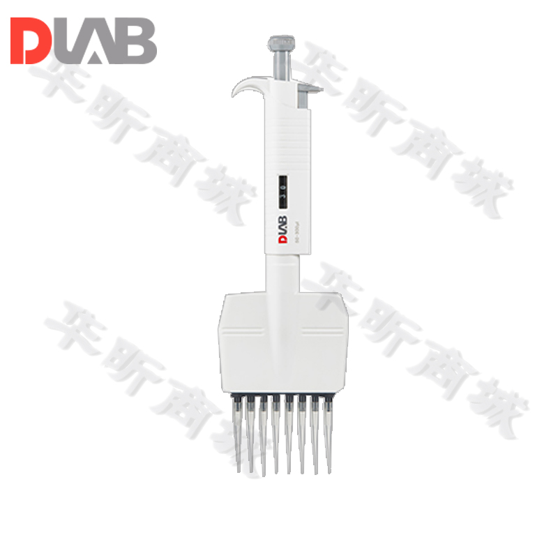 DLAB大龙移液器MicroPette手动8/12道可调移液枪0.5-10 50 300μl - 图1