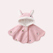 UK Next Kiss baby cloak autumn winter baby go out windproof princess child Cavet out for small shawl