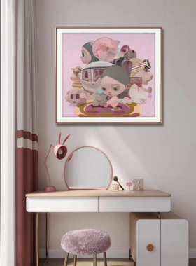 佑见艺术纯手工丝网材质潮流版画
