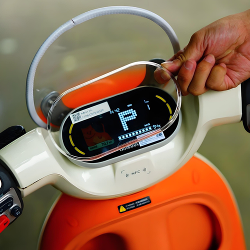 适用新款九号Q380c/Q385c高清仪表罩Qz3mix防刮Q3保护罩改装配件 - 图0