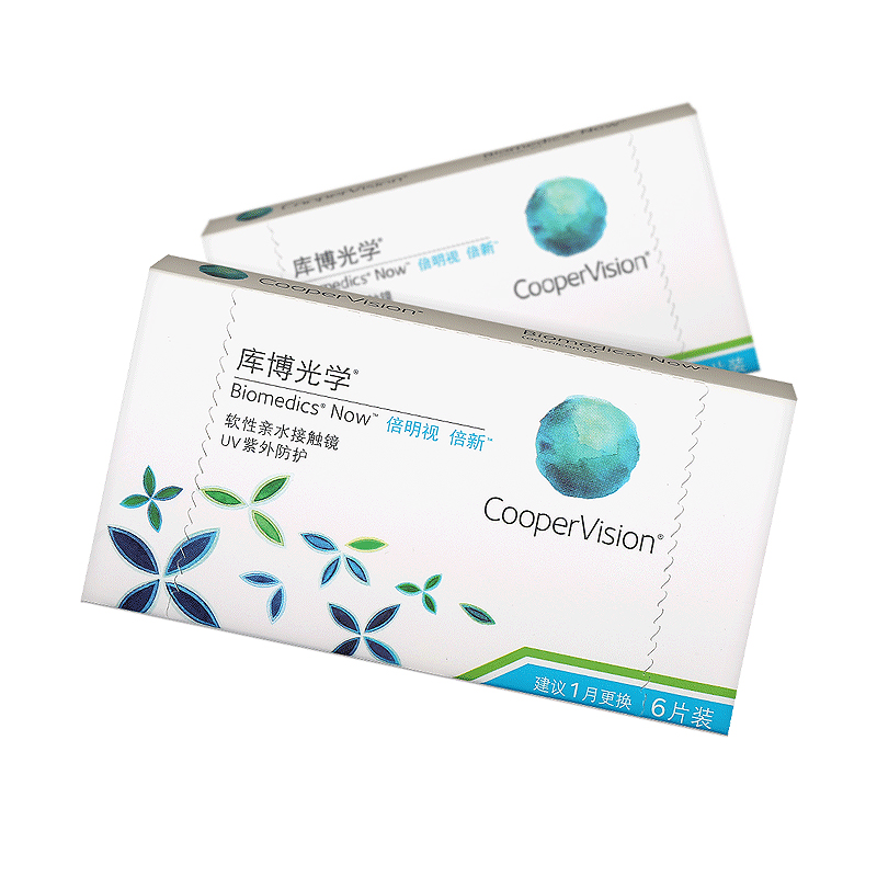 CooperVision 库博 倍明视 倍新隐形眼镜月抛 6片