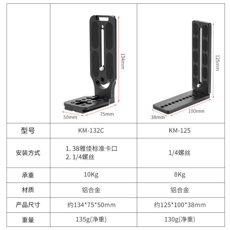 劲码L型竖拍快装板相机适用大疆如影RSC2/RS2智云weebill s单反稳定器佳能微单三脚架云台直播视频竖屏板托架-图3