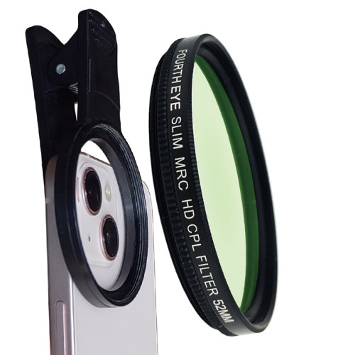 手机52mm偏振镜CPL偏光镜消除反光 适用苹果于13华为手机镜头滤镜 - 图3