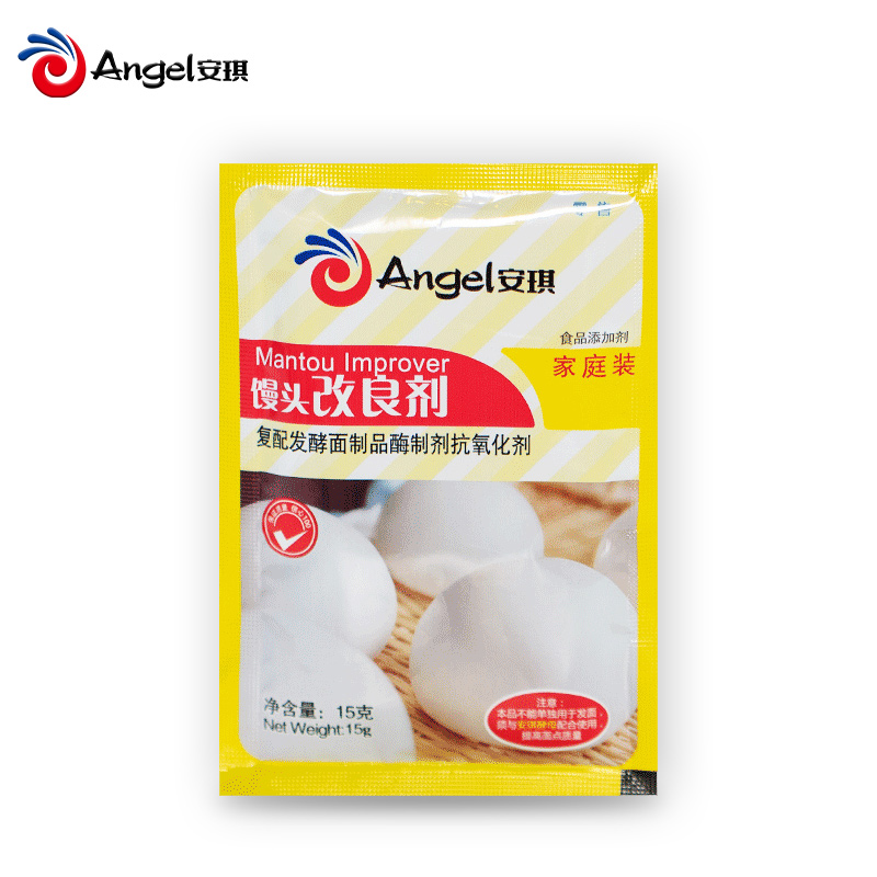 安琪馒头改良剂 做包子花卷中式面点膨松剂酵母伴侣烘焙原料15g*5