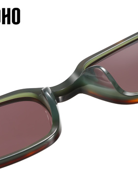 LOHO商场同款复古方框太阳镜墨镜偏光防紫外线男女通用LH42621