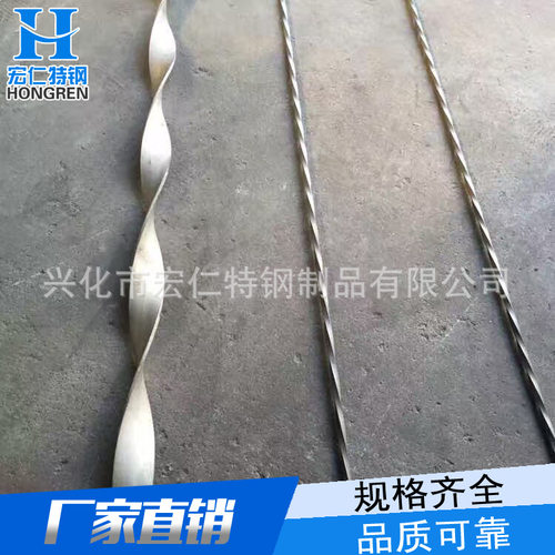 不锈钢麻花棒螺纹方钢扭纹冷拉异型钢条方形扭绞方钢饺棒麻花钢筋 - 图1