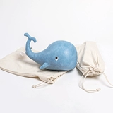 Mopson Little Whale Cull Кожаная мультипликационная книга для животных, блокируя кукол, украшения детский подарок