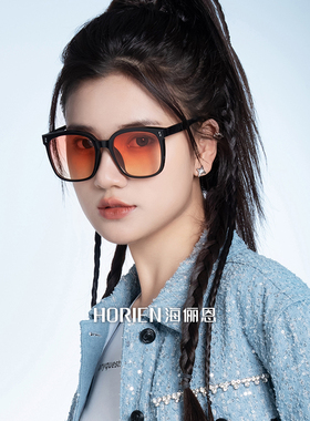 海俪恩gm墨镜女款潮酷高级感夏孙怡同款腮红眼镜大框太阳镜N8109