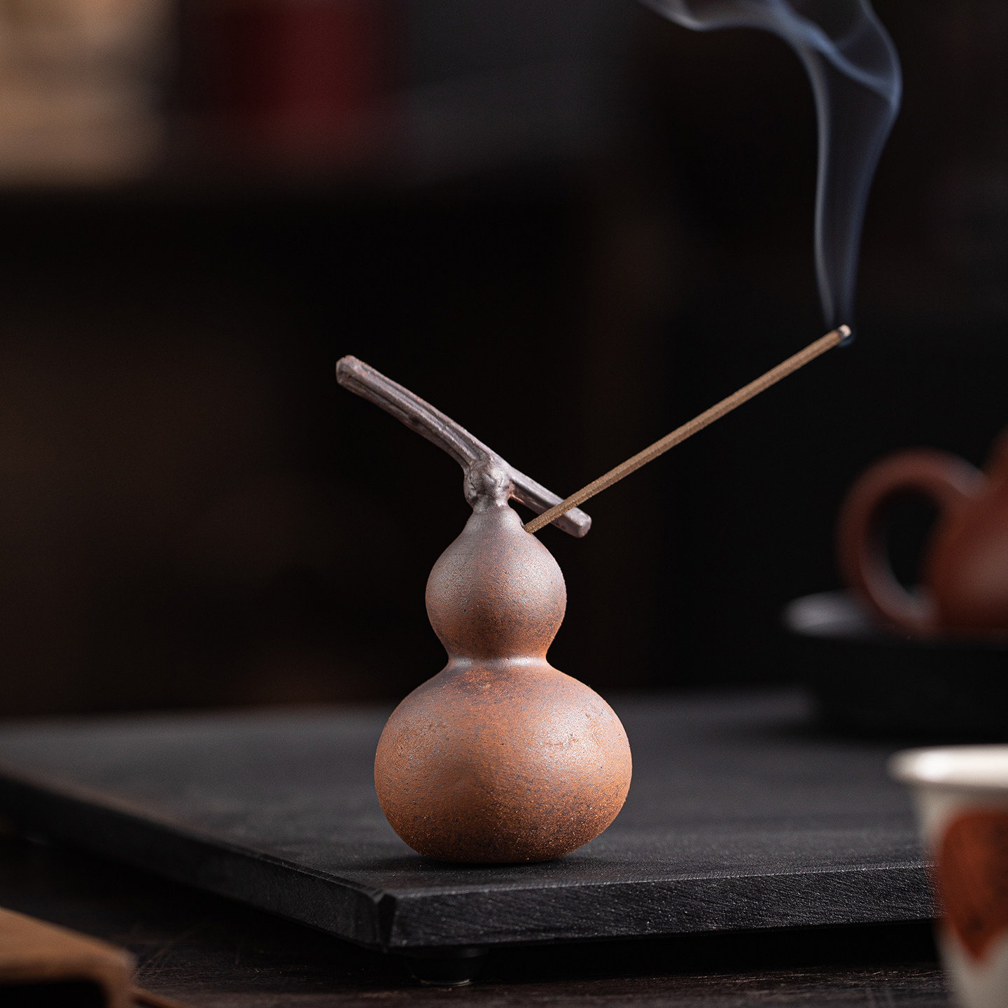 中式复古群山盘香炉粗陶摆件创意假山卧香炉葫芦线香插桌面装饰品,淘宝优惠券,粉丝福利购,淘宝优惠卷