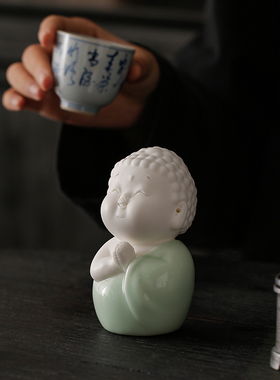 陶瓷桌面装饰新中式客厅大日如来