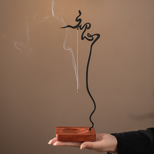 Zen original intention upside down thread incense burner ornaments for home interior