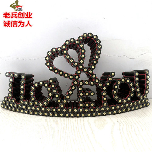 95手工线编子弹壳工艺品真诚的心真弹壳送礼退役留念摆件收藏包邮 - 图2