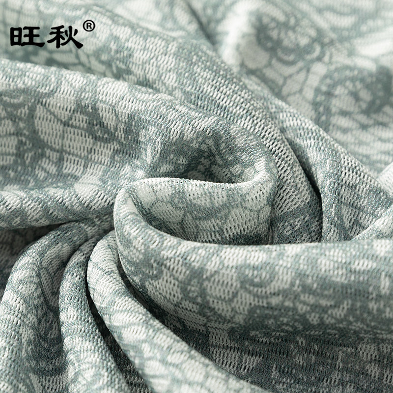 旺秋季薄款真丝高领打底衫双层网眼纯桑蚕丝修身印花女装长袖上衣,淘宝优惠券,粉丝福利购,淘宝优惠卷